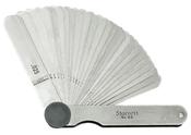 Starrett 66 Inch Thickness Gauge 66 Thickness Gauges Tempered Steel Thickness Gauge, .0015-.025" Range, 26 Leaves image