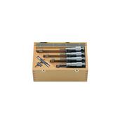 Mahr 4134051 set of outside micrometers 100-200mm Graduation .01mm image