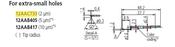 Extra small hole stylus - R2µm; 60° for Surftest; Formtracer SV-C 12AAC733