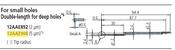 2 x Small deep hole stylus - R5µm; 90° for Surftest; Formtracer SV-C 12AAE908