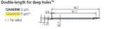 2 x Deep hole stylus - R5µm; 90° for Surftest; Formtracer SV-C 12AAE914