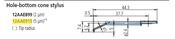 Hole bottom stylus - R5µm; 90° for Surftest; Formtracer SV-C 12AAE915