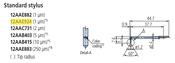 Standard stylus - R1µm; 90° for Surftest; Formtracer SV-C 12AAE924