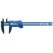 Accud Plastic Digital Caliper 0-150mm/0-6" Resolution .01mm/.0005" 117-006-11 image