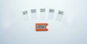 Adjustment foils ATB-US07 Calibration foils for increased measuring accuracy (covers the range from 20 up to 2000 µm, with ˂ 3 % tolerance)