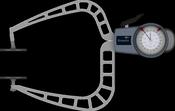 Kroeplin External Dial Caliper Gauge D9100T 2-4" grad .001" Flat 1.97" Disc image