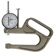 Käfer K100C(0.1mm) Dial Thickness Gauge 0-30mm, 10mm anvils For soft leather, cardboard, paper, foils, etc image