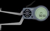 Mitutoyo Internal Digital Caliper Gauge 209-942, 70-90mm/2.8-3.6" ( Kroeplin Equivalent L270 )