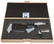 Mitutoyo / Moore &amp; Wright Digital Micrometer IP65, Inch/Metric 50-75mm/2-3", with Output Item number:  Ratchet Thimble MED983D image