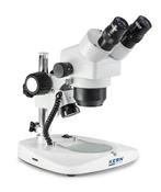 Kern OZL Stereo Zoom Microscopes OZL445 Binocular 10x Eye piece, Zoom .75 to 3.6X, 1W LED Incident, .35W LED Transmitted image