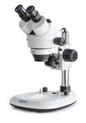 Kern OZL Stereo Zoom Microscopes OZL 464 Trinocular 10x Eye piece, Zoom .7 to 4.5X,  3W LED Incident/Transmitted image