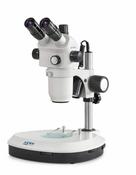 Kern OZP 558 Stereo Zoom Microscopes Trinocular HWF  Eyepiece 10× , 0.6 - 5.5X, 3W LED, Incident/Transmitted image