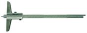 LTF Vernier Depth Gauge 300mm P-343.E3 Vernier: 0.02 mm. DIN 862. with steel pin image