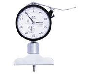 Mitutoyo Dial Indicator Depth Gauge 0-200mm, Ball Point Contact Element, 63,5mm Base 7211 image