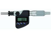 Mitutoyo Digital Micrometer Head 0-25mm, Flat Spindle, Clamp Nut, 12mm Stem 350-282-30 image