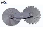 Radius Gauge 15.5-25mm, 30 Pairs 186-107