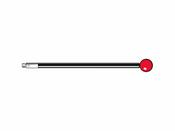 M3 Ø10 mm ruby ball, carbon fibre stem, L 100 mm, EWL 100 mm A-5003-7056