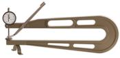 KÄFER KZ-400-A Analog Thickness Gauge, 1 inch range, 400mm Jaw Depth, 30mm dia feelers image