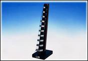 MEI-8 Micrometer Checker on a stand Metric Imperial 8 pieces set 0.130", 0.250", 0.385", 0.50", 0.615", 0.750", 0.870" &amp; 1". image