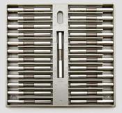 Deltronic THS-25 Class X Pin Gauge Sets, 0.001" Steps .001" Range 0.0160 - 0.0247" Number of Pins 25 Code DTHS0160-0247 image