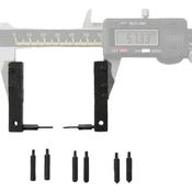 MHC 101-0020 Caliper Accessory set Caliper Accessory Kit: 8 Pc, Use with Vernier, Dial &amp; Electronic Calipers, Includes (2) Ball Contact Points, (2) Conical Contact Points, (2) Flat Contact Points &amp; (2) Spline Contact Points image