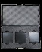 Hildebrand Shore A Test Specimen Set (3pcs.) with Works Calibration Certificate acc. to ISO 48-4 218000MIT