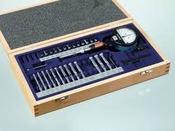Schwenk OSIMESS 62700405 Split Ball Bore Gauge Sets Nominal range 1-4mm effective range .95-4.2mm  number of probes 15, Hoder with retraction Model OS, hard chrome design image