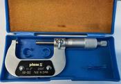 Phase 11 Imperial Analogue Outside Micrometer 1-2", Ratchet Stop 100-002 image