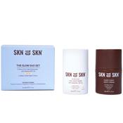 Skn to Skn Glow Duo Set (Light Tint) - Pregnancy-Safe Day &amp; Night Routine with SPF 30 image