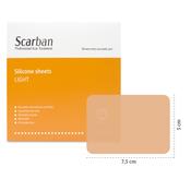 Scarban Light Silicone Sheets for scar treatment – 5x7.5cm (2 sheets)