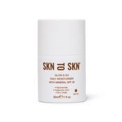 Skn to Skn Glow &amp; Go Daily Moisturiser With Mineral SPF 30 Deep Tint - Pregnancy-Safe Tinted Sunscreen image