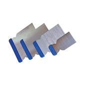 Surface Scrapers 4Pcs Blue Grip In.Plastic Bag