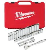 4932464945-3/8'' Drive 32pc Ratchet &amp; Socket Set - Metric