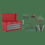 3 Drawer Portable Tool Chest with Ball-Bearing Slides &amp; 93pc Tool Kit image