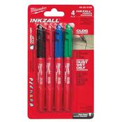 4 Piece Fine Point Job Site Marker Set
