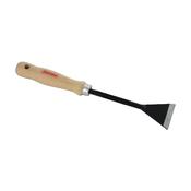 Triangular Scraper With Long Wooden Handle, 100 mm