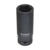 Impact Deep Socket, Black, 1/2", 78 mm 27 mm image