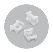 Saddle Tie Mounts, 22 X 16 mm Upto 9.0 (100Pcs)