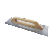 Stainless Steel Smooth Trowel, Wooden Handle, 130 X 480 image