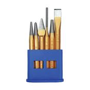 Pcs Set, Pin Punch+Jointing Chisel+Flat Chiesel, Din 7255 4151