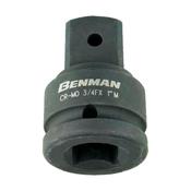 Impact Adaptor Black 3/4" (F) X 1" (M) image