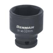 Impact Socket, Black, 1/2", 38 mm, 32 mm image