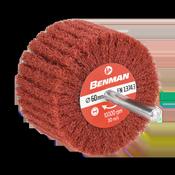Spindle mounted flap wheel. non woven. 50 x 30 x 6 mm. p180.