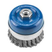 Twisted Knot Wire Cup Brush M14, Inox