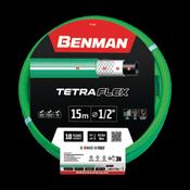 Garden Hose Tetraflex 1/2"X25M (Green&amp;White Stripe) image