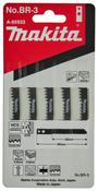 MAKITA JIGSAW BLADE BR3 4300BV PK5 WOOD image