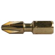 Impact Gold Torsion Gold Insert Bit Ph2 - 25Mm 2 Pcs