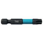 Impact Black Torsion Bit T40 1/4 Hex Shank 50 mm 2 pcs