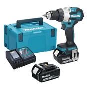 18V Combi Drill Bl LXT (inc. x2 5ah batteries, cha image