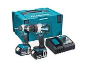 18V BRUSHLESS COMBI KIT (DHP481,DTD153,2x5.0ah,Charger,Case) image